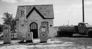 route 66 gas station Texas