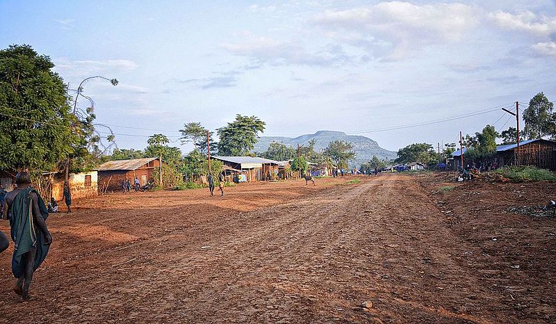 Downtown Kibish, Omo Valley, Ethiopia