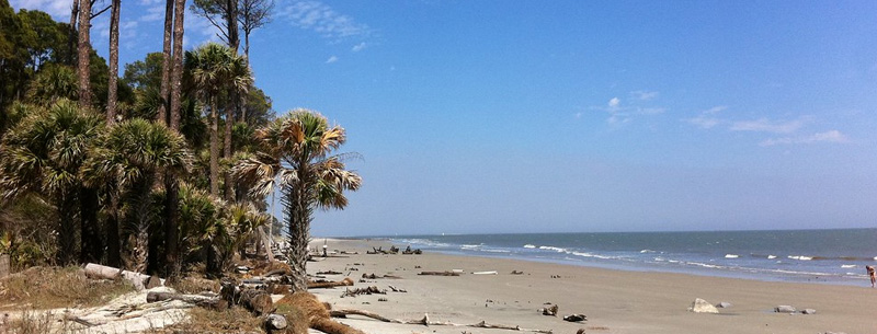 Hunting Island State Park beach