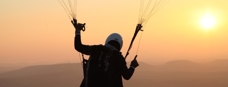 parachute jumping