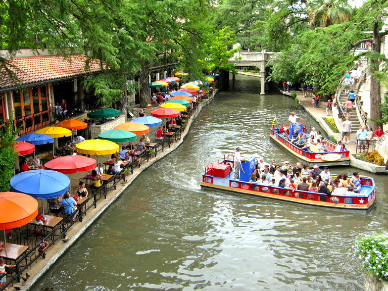 The River Walk in San Antonio, Texas