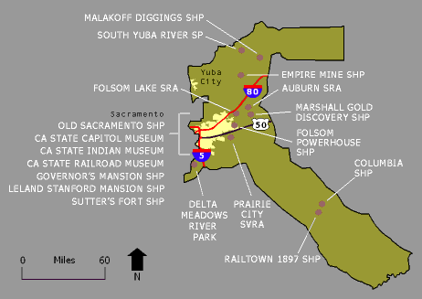 Gold Country State Parks, Historic Parks and Recreation Areas