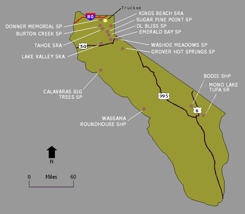 High Sierra State Parks and Recreation Areas