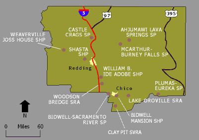   Shasta-Cascade Area State Parks and Recreation Areas