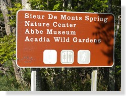 Sieur de Monts Sign