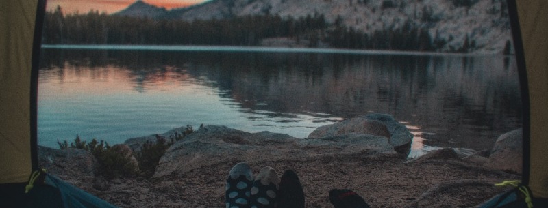 family camping in yosemite