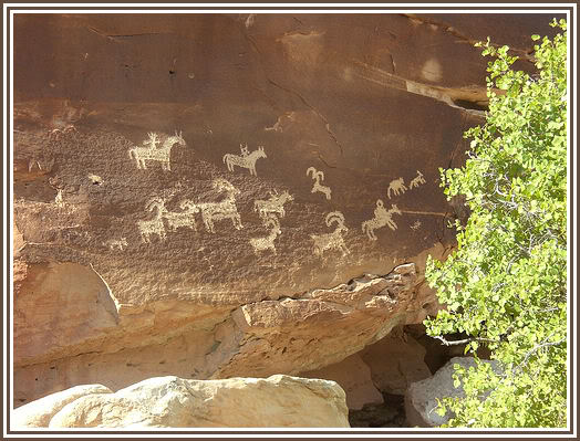 Arches National Park petroglyphs