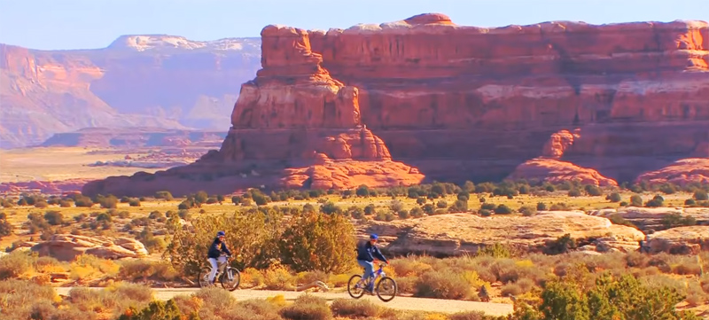 Biking Canyonlands National Park 