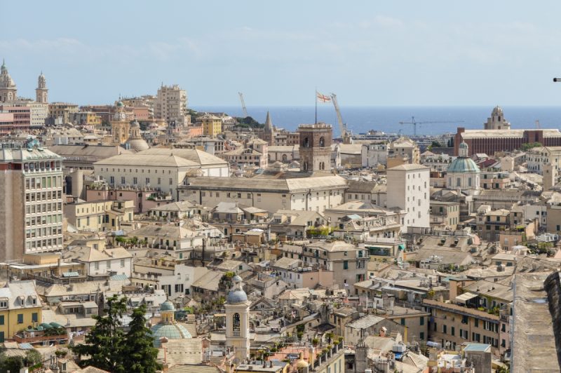 Genoa Italy from Castelletto