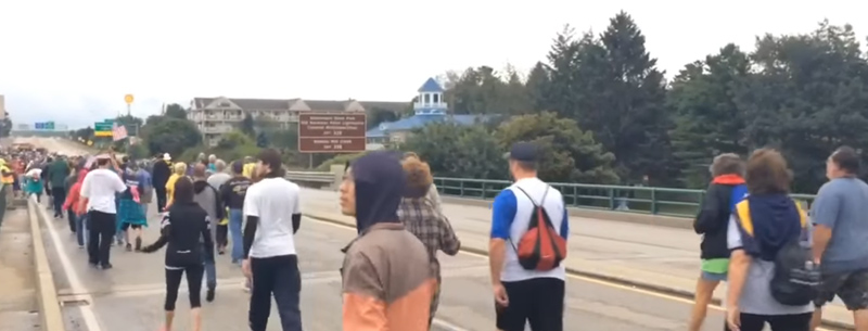 Mackinac Bridge walk