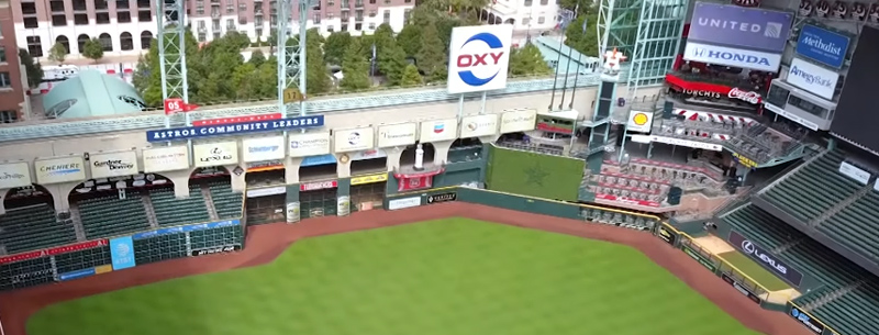 Minute Maid Park in Houston, Texas