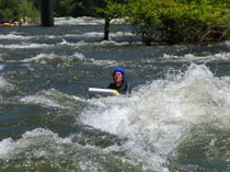 Riverboarding