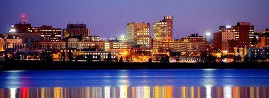 Portland Maine at Night