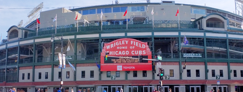 Attending a game at Wrigley