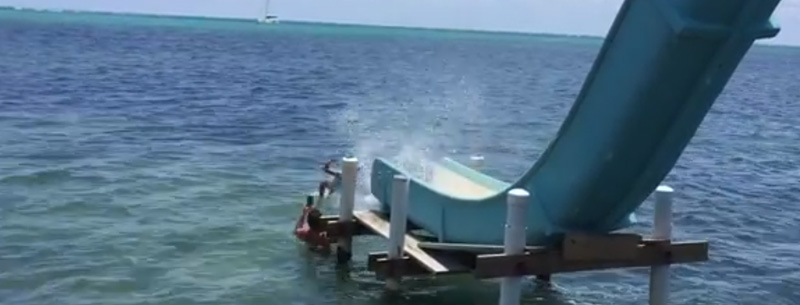 Bar with Slide San Pedro Belize