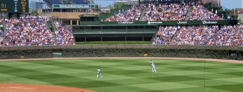 First trip ever to Wrigley Field -