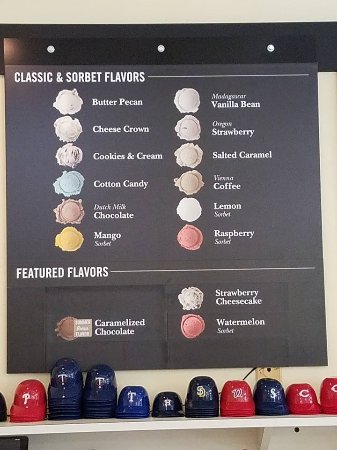 Graeters Inside Photo of Menu Options