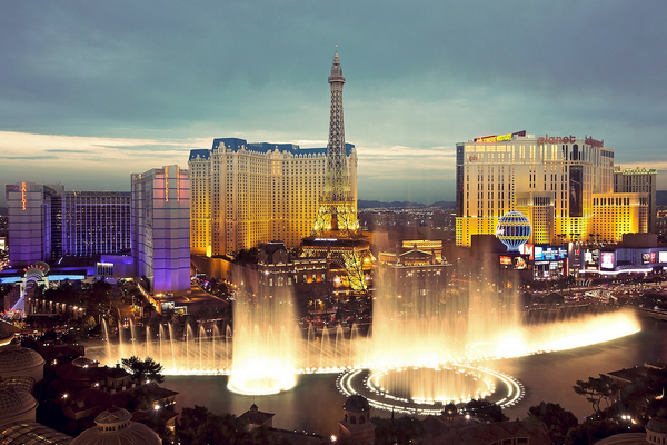 Bellagio Fountains Las Vegas Nevada USA