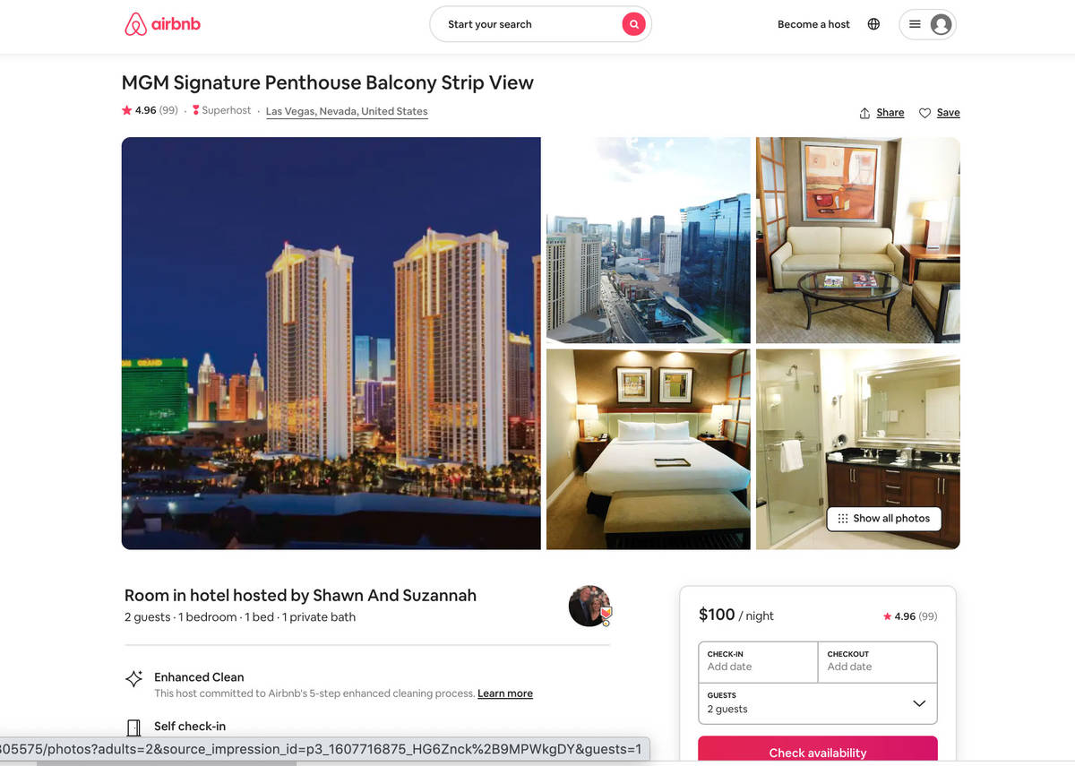 screenshot from airbnb.com