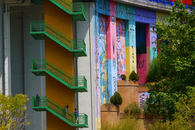 Bilbao, Spain stairwell 