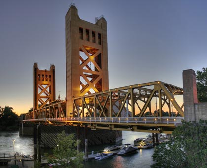 Picture of the Sacramento Tower Bridge