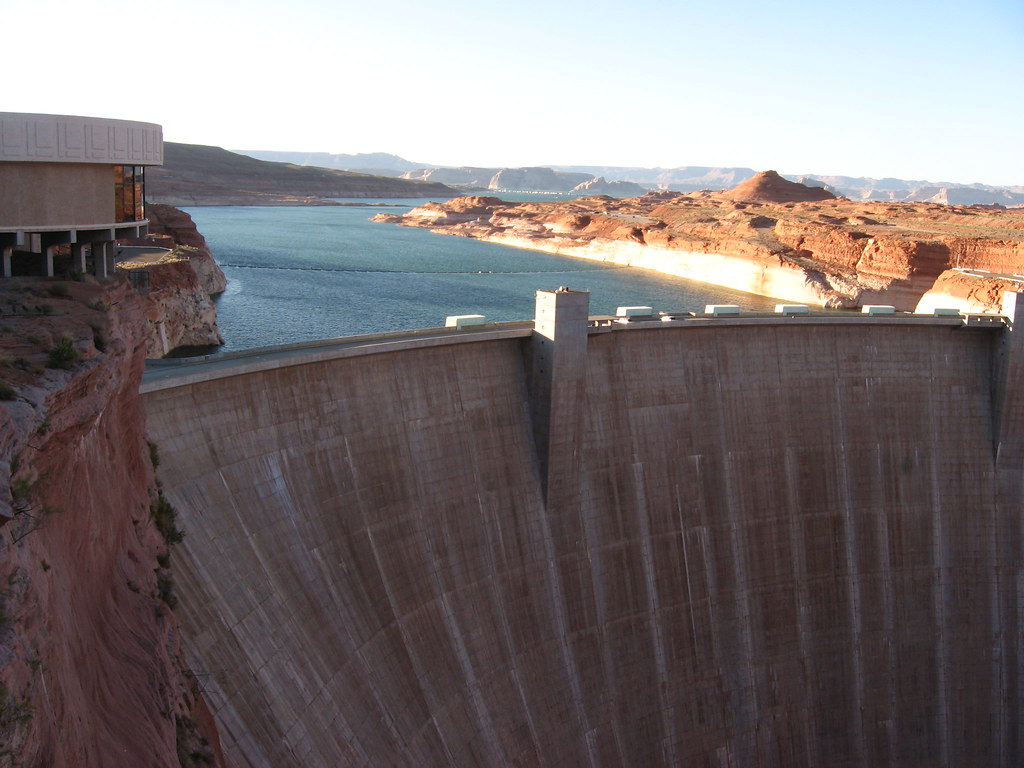 Glen Canyon Dam, Carl Hayden Visitor Center, Glen Canyon National Recreation Area, near Page, Arizona