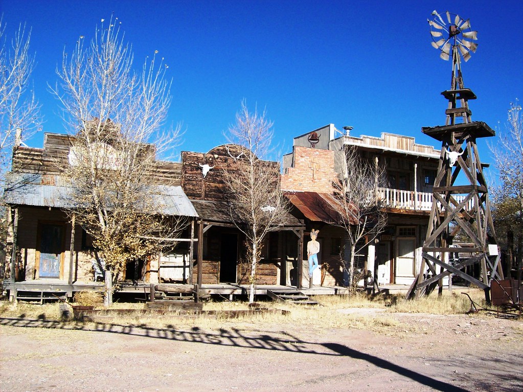 Wyatt Earp's Old Tombstone, an abandoned tourist stop on the outskirts of town