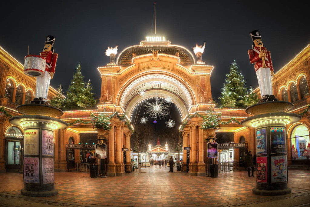 Copenhagen Tivoli Gardens Main Entrance