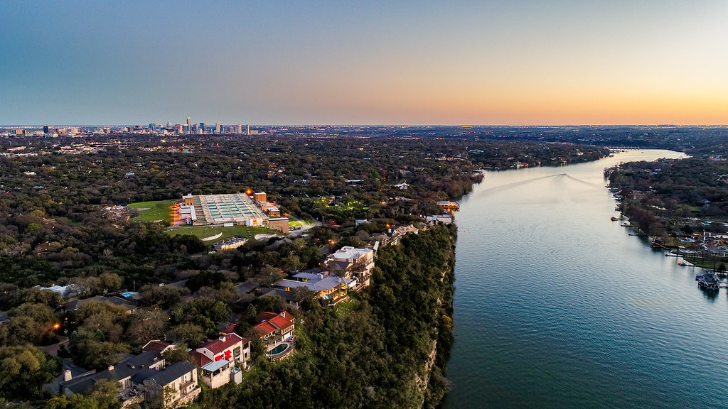 Sunset over Mount Bonnell