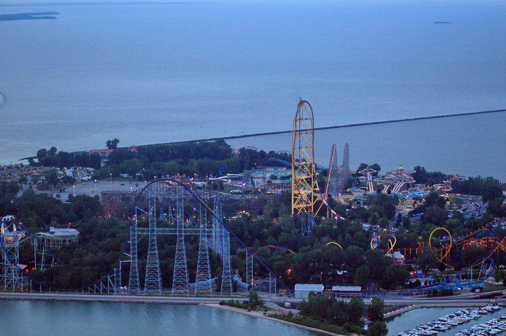 Cedar Point near dusk