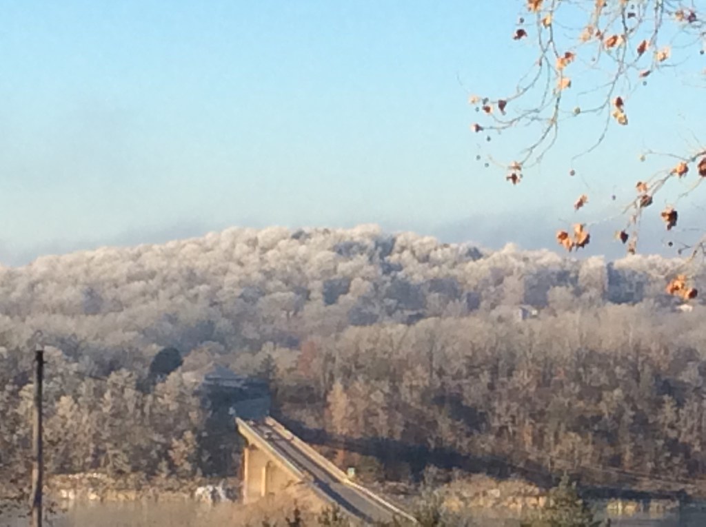 Frozen Mountain on Table Rock Lake in the Missouri Ozarks