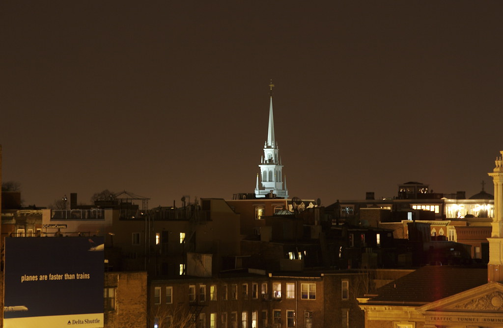 Old South Meeting House at Night