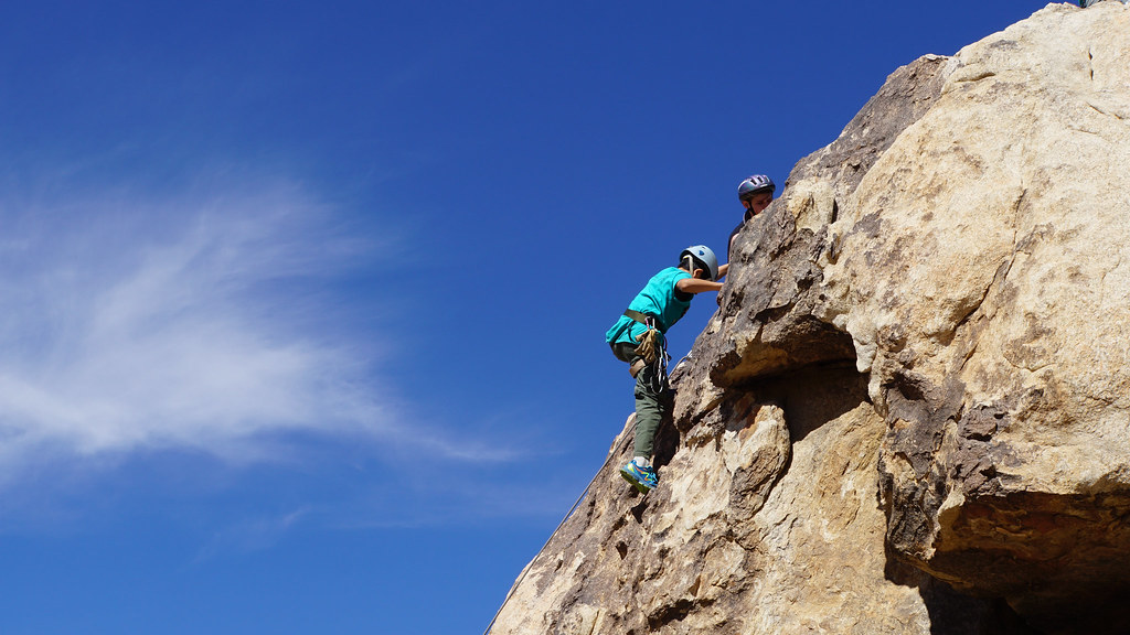 Rock Climbing at Joshua Tree with Troop 413