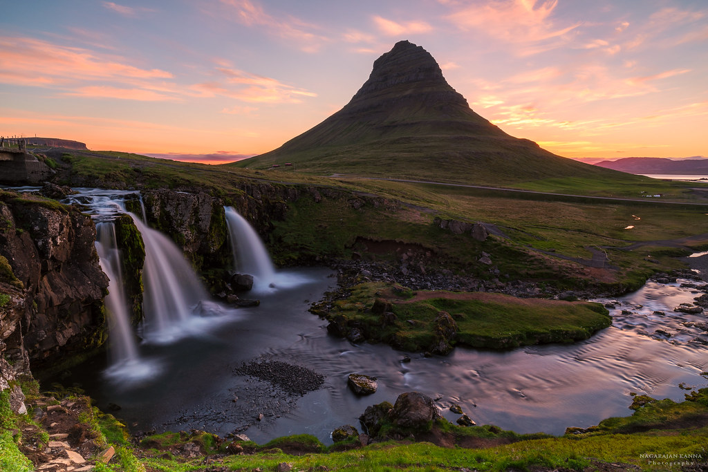 Sunrise at Mt. Kirkjufell, Snæfellsnes peninsula, Iceland