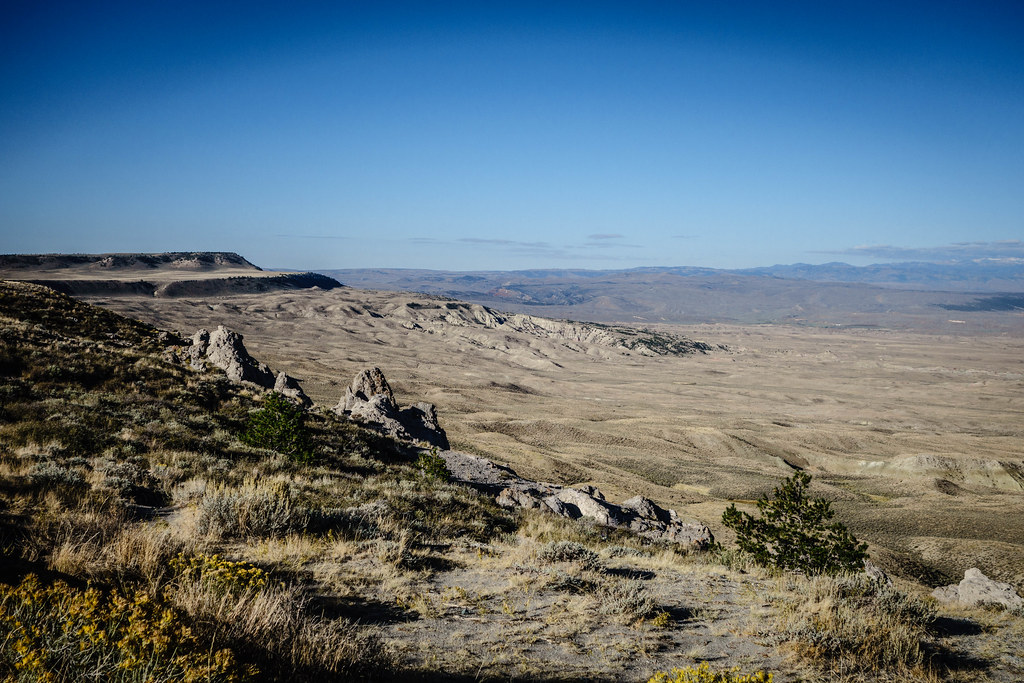 Looking out to the Absaroka Range