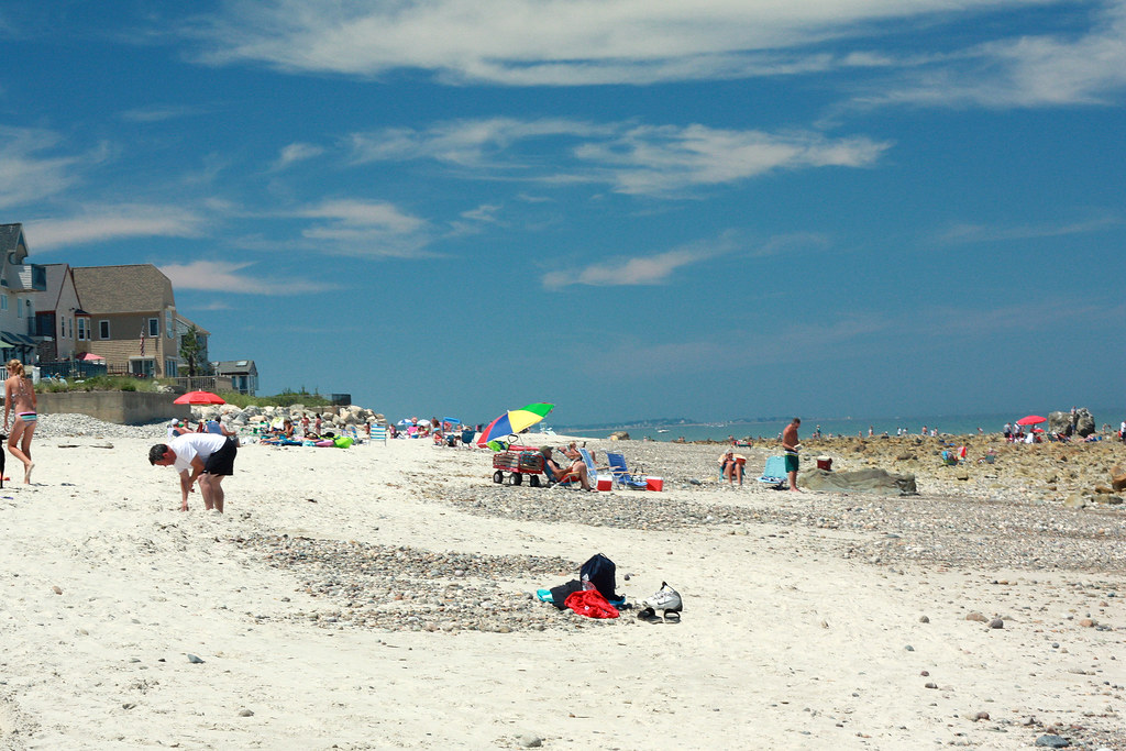 Beach in Marshfield MA