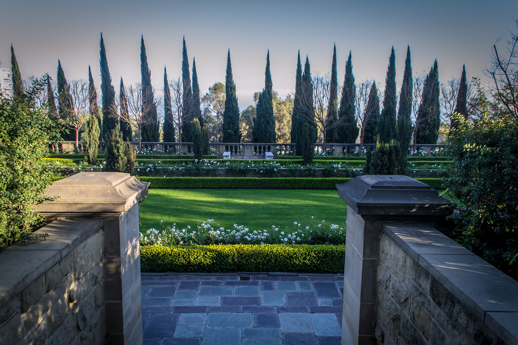 Greystone Mansion Formal Gardens