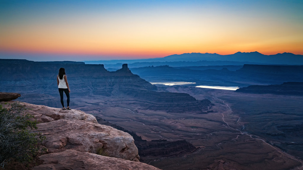 Sunrise at Dead Horse Point State Park, Utah