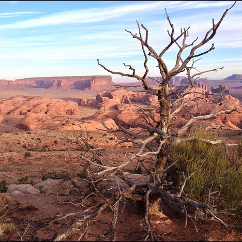 Hunt's Mesa, shortly after sunrise