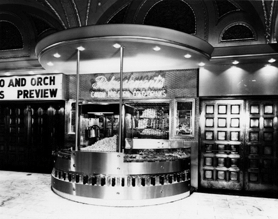 Orpheum Theatre Vintage Concession Stand