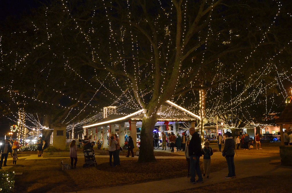 Christmas Lights In Plaza De La Constitucion