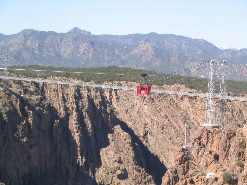 Tram Over Royal Gorge Bridge, Colorado