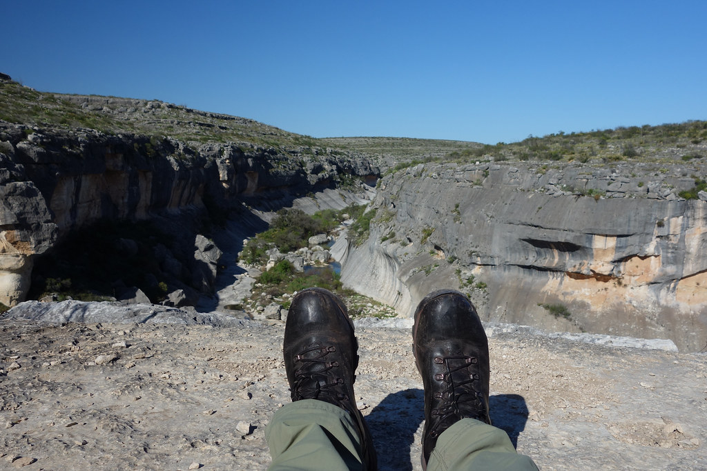 Seminole Canyon State Park - resting at Presa Canyon