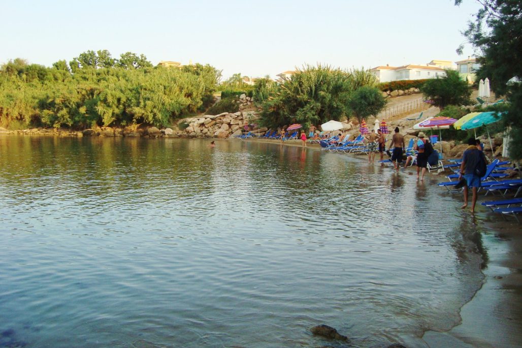 Sirena bay beach in Protaras Paralimni Republic of Cyprus