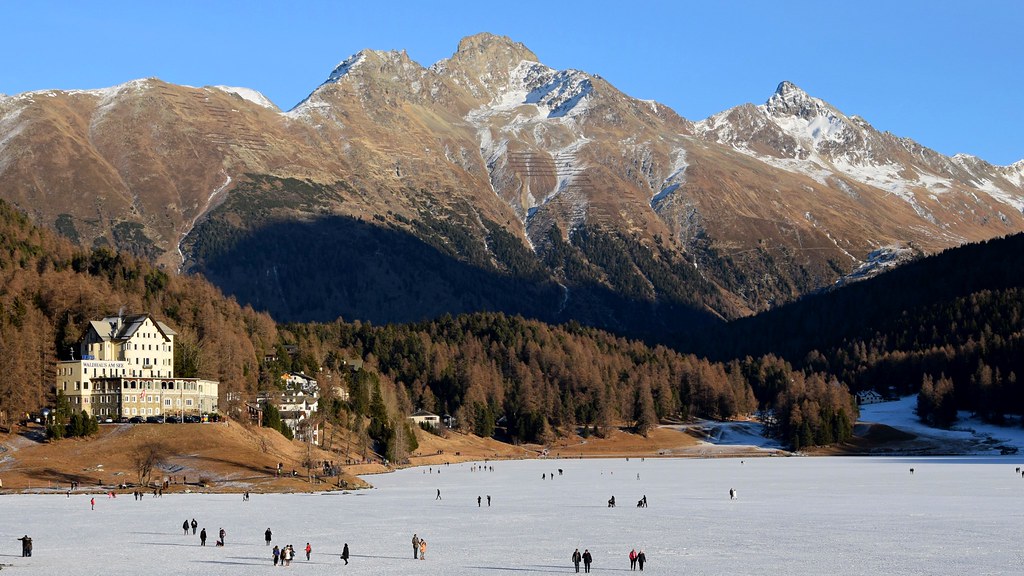 Waldhaus am See - Lake St. Moritz, Engadin, Grisons, Switzerland 2016