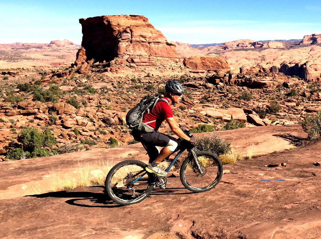 Mountain Biking Captain Ahab, Moab, Utah